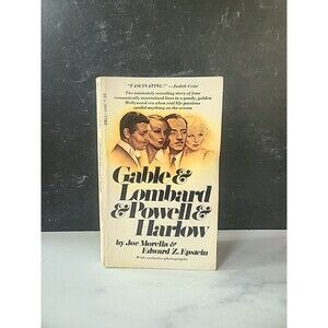 Gable & Lombard & Powell & Harlow By Joe Morella & Edward Z. Epstein Paperback